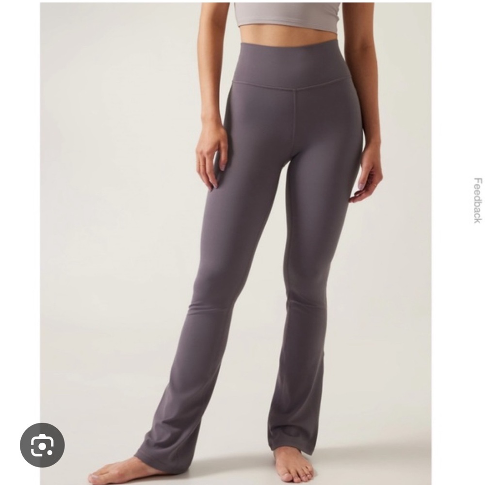 Transcend Athleta pant tall violet dusk xsmall purple yoga pants flare pants